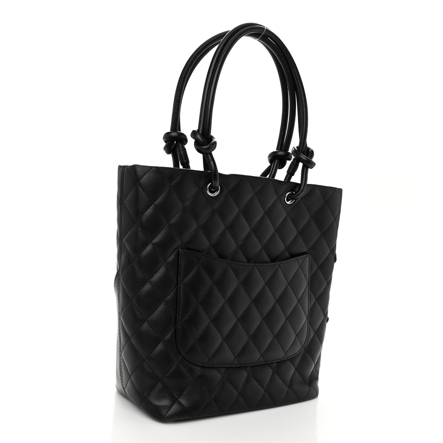 Chanel Calfskin Quilted Medium Cambon Tote Black 3 of 10