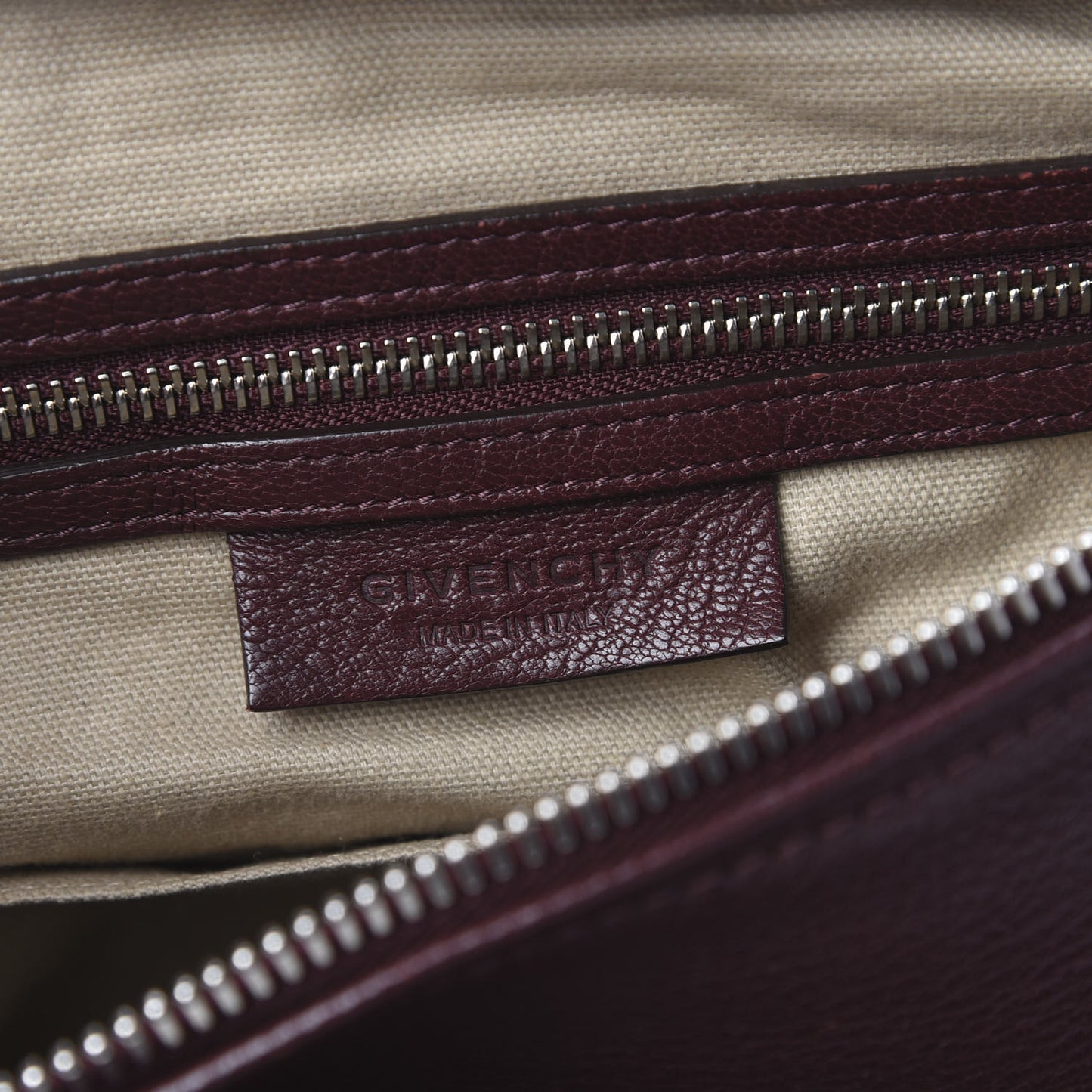 Sugar Goatskin Medium Pandora Oxblood