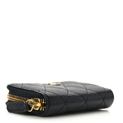 Chanel Caviar Quilted Classic Zipped Coin Purse Black 3 of 9