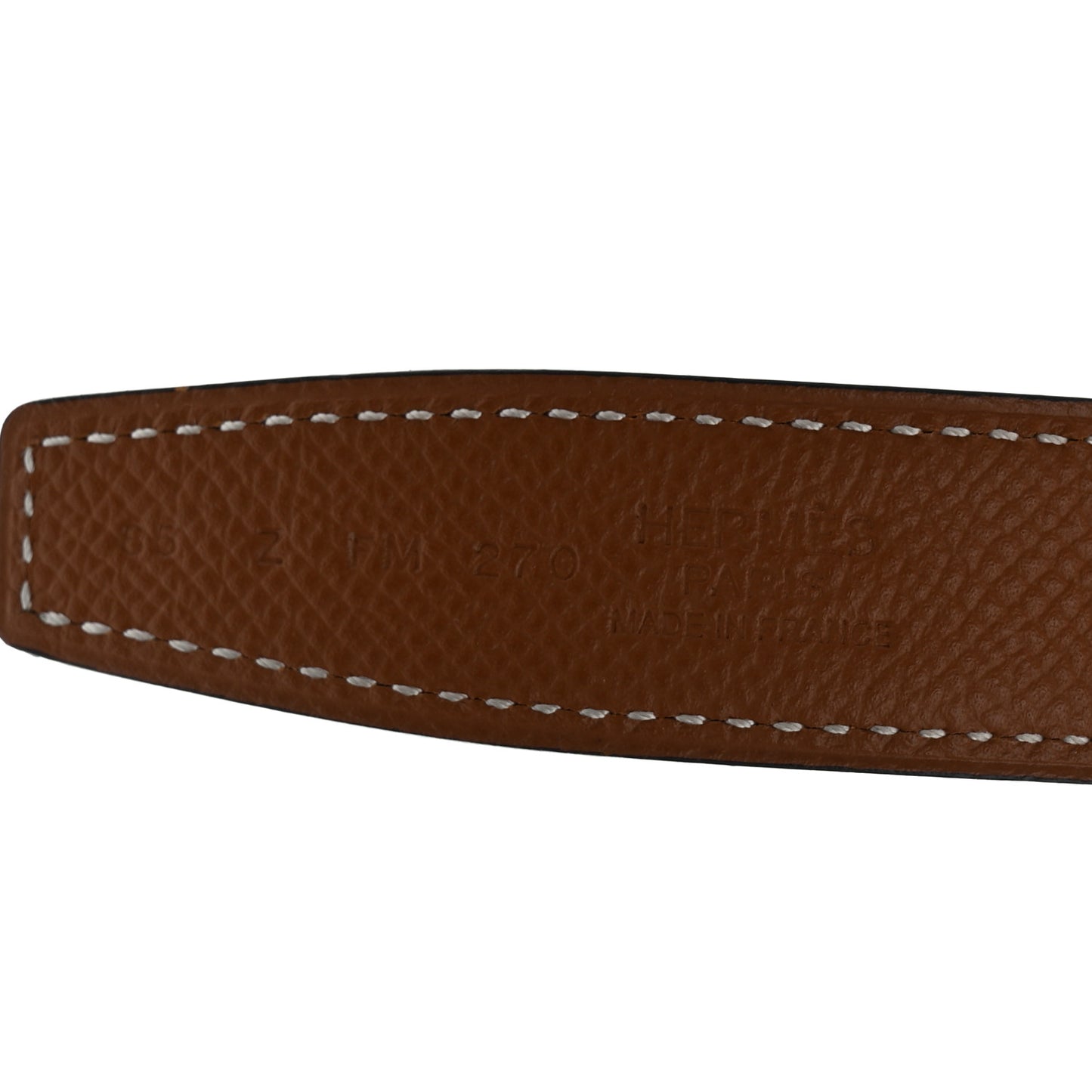 Swift Epsom 24mm Mini H Belt 85 34 Black Gold