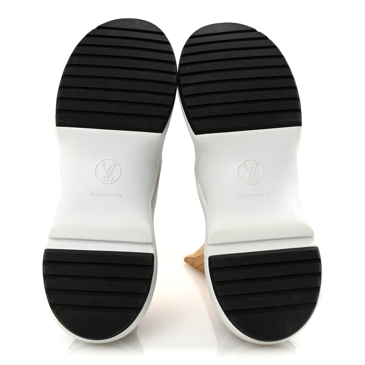 Glitter Stretch Textile Monogram LV Archlight Sneaker Boots 40 Gold Black