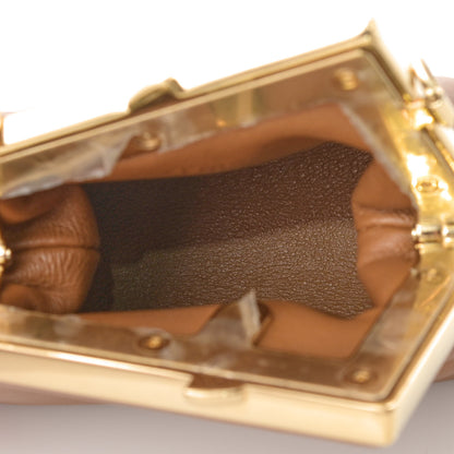 Fendi Shiny Nappa Nano Fendi First Bag Charm Caramello 5 of 10