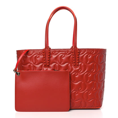 Christian Louboutin Nappa Embossed East West Cabata Tote Rouquine 3 of 10