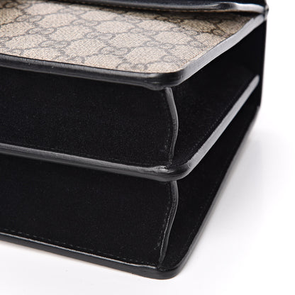 Gucci GG Supreme Monogram Small Dionysus Shoulder Bag Black 12 of 14
