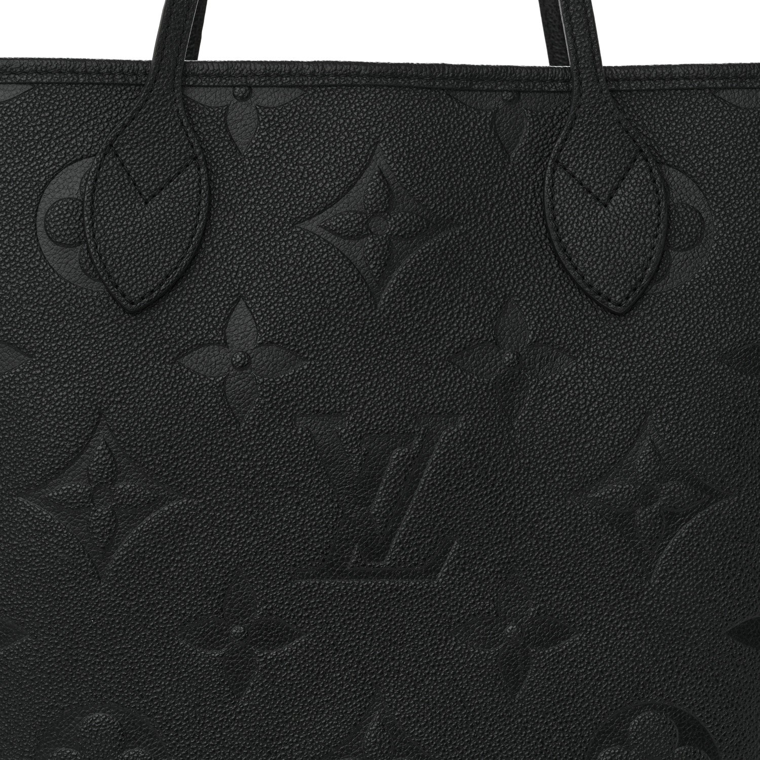 Louis Vuitton Empreinte Monogram Giant Neverfull MM Black 8 of 13