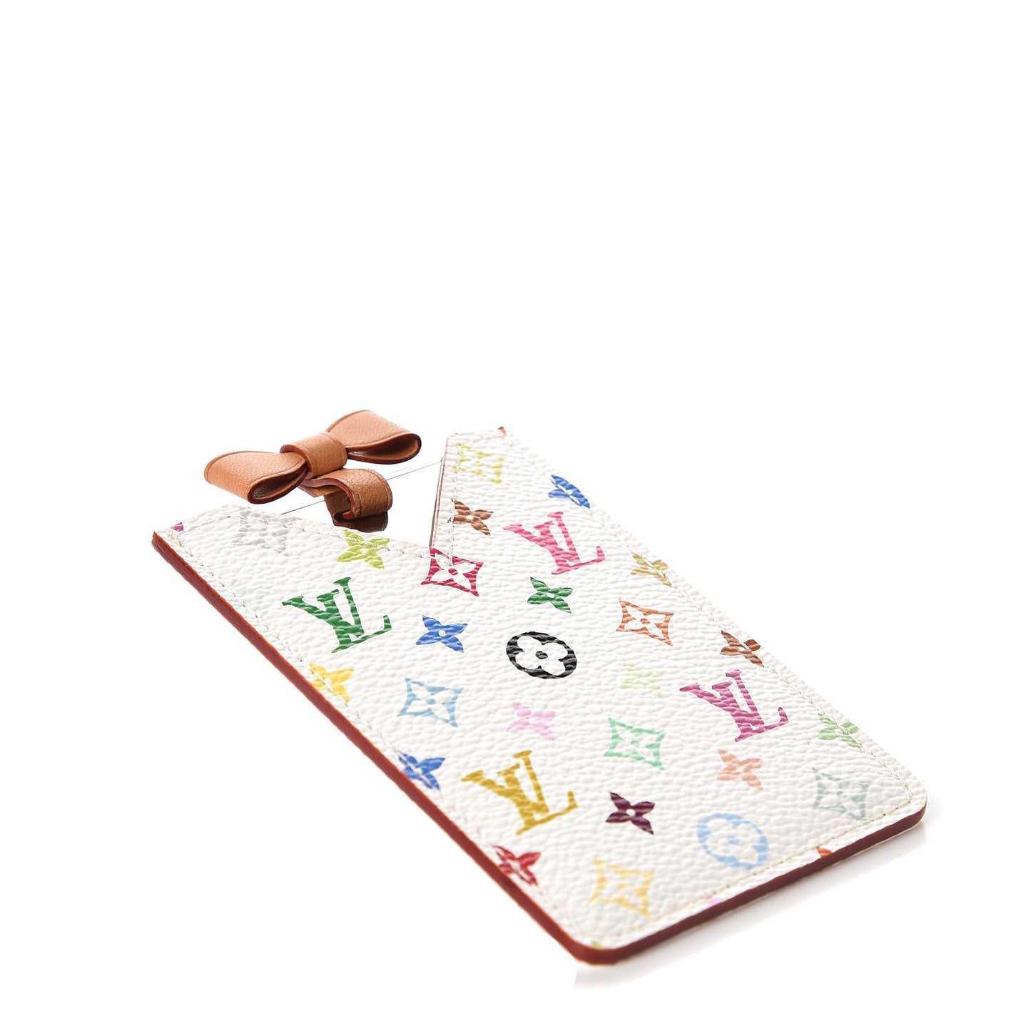 Monogram Multicolor Mirror and Case Pouch White