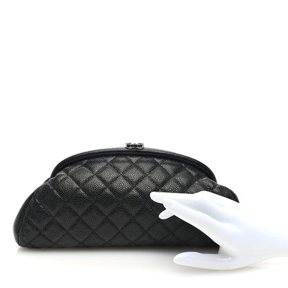 Chanel Caviar Quilted Timeless Clutch Black 2 of 10