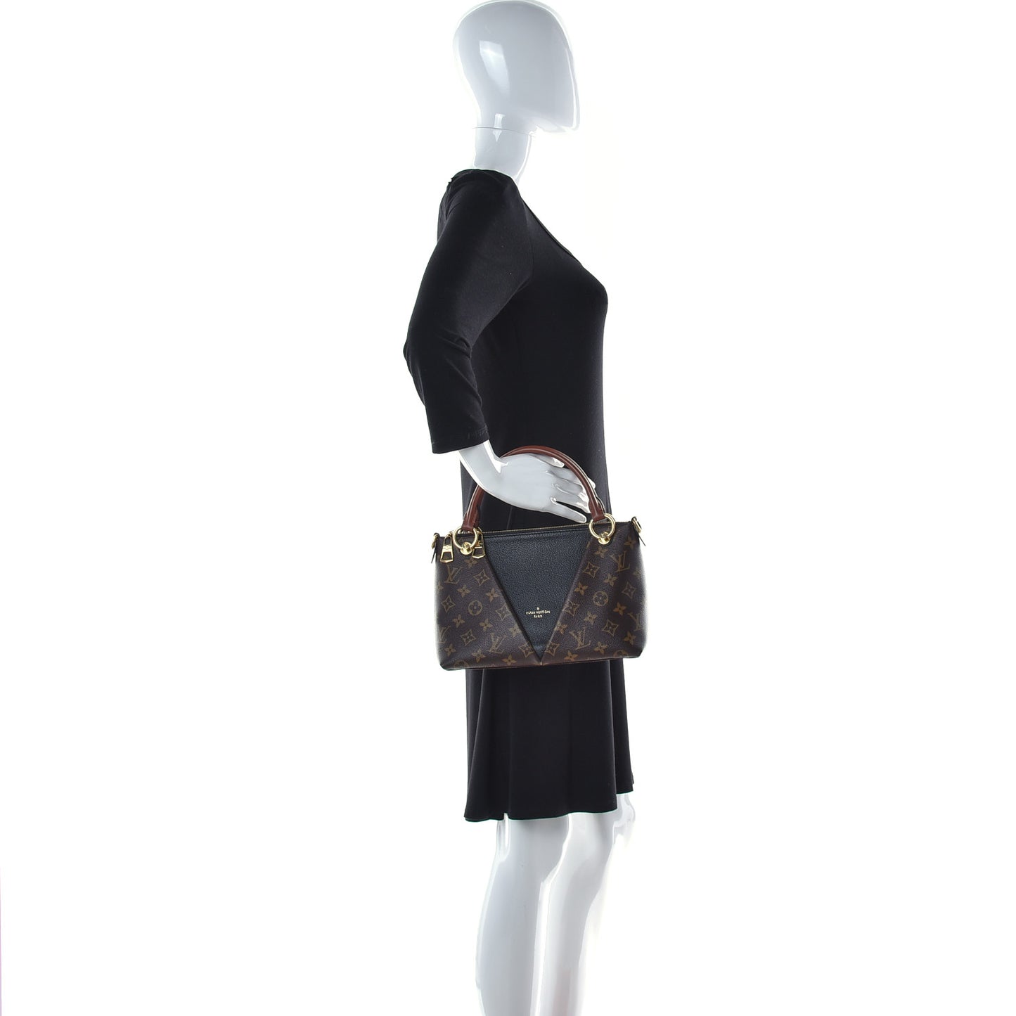 Monogram V Tote BB Black