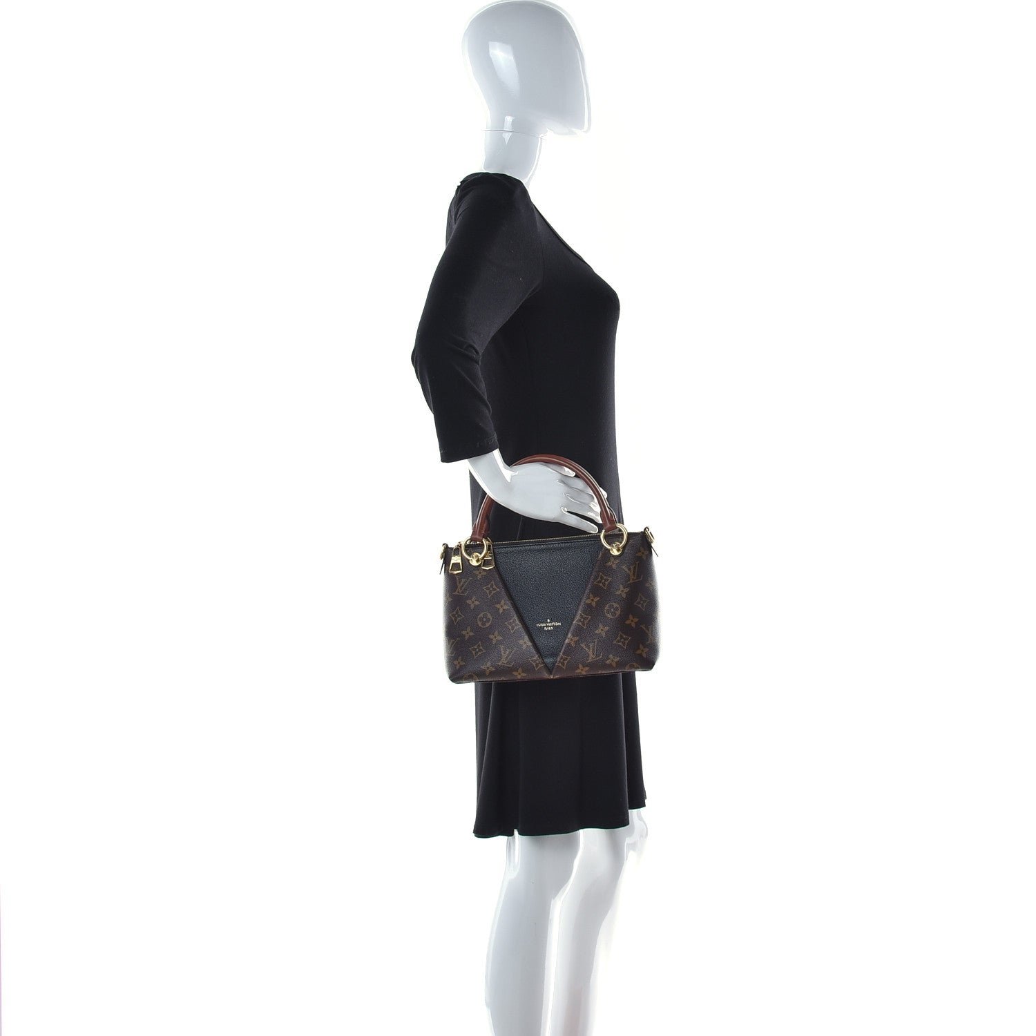Louis Vuitton Monogram V Tote BB Black 4 of 11