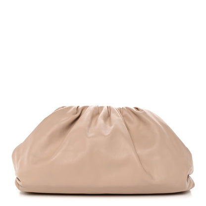 Bottega Veneta Smooth Butter Calf The Pouch Oversized Clutch Nude 1 of 10