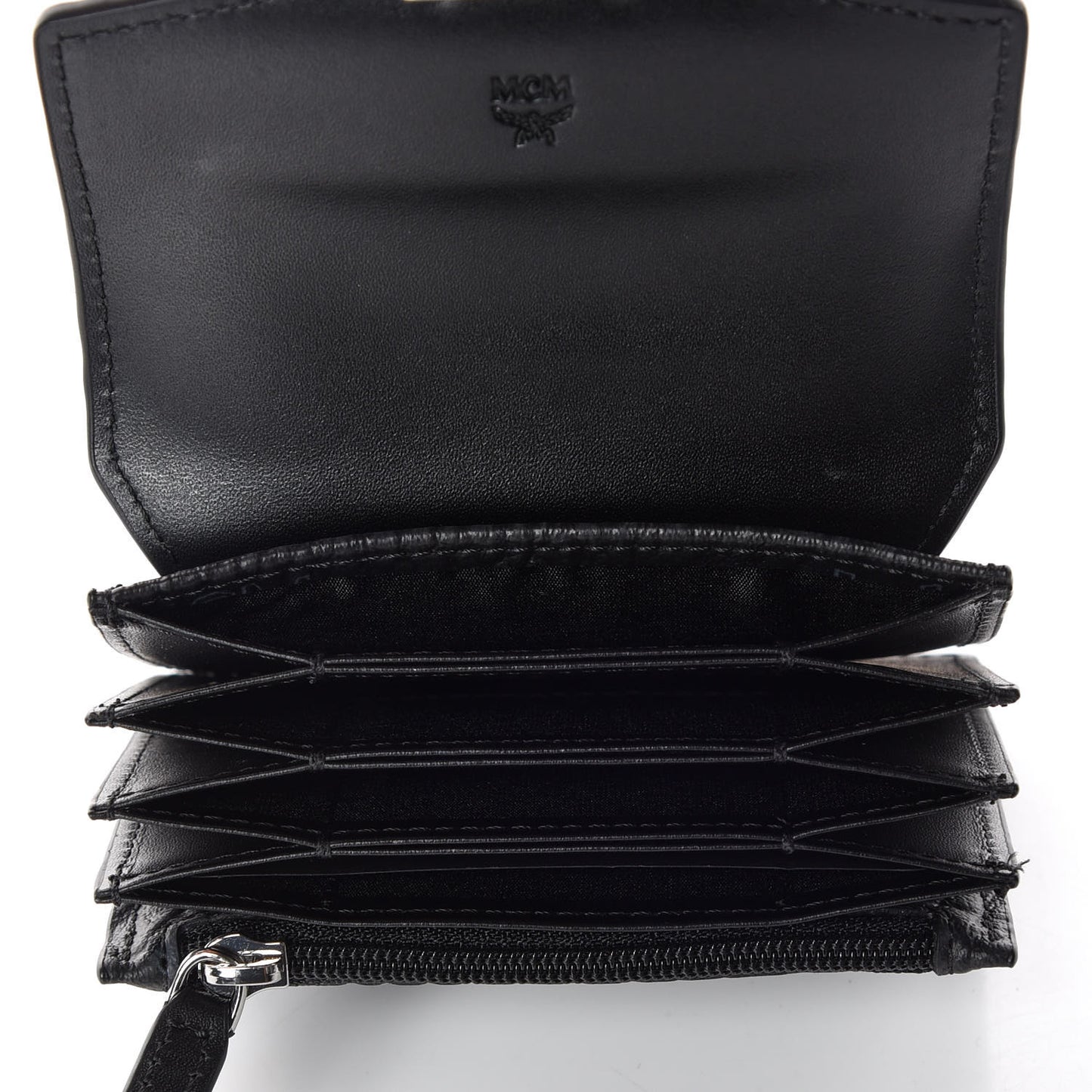 Visetos Mini Accordion Card Wallet Black