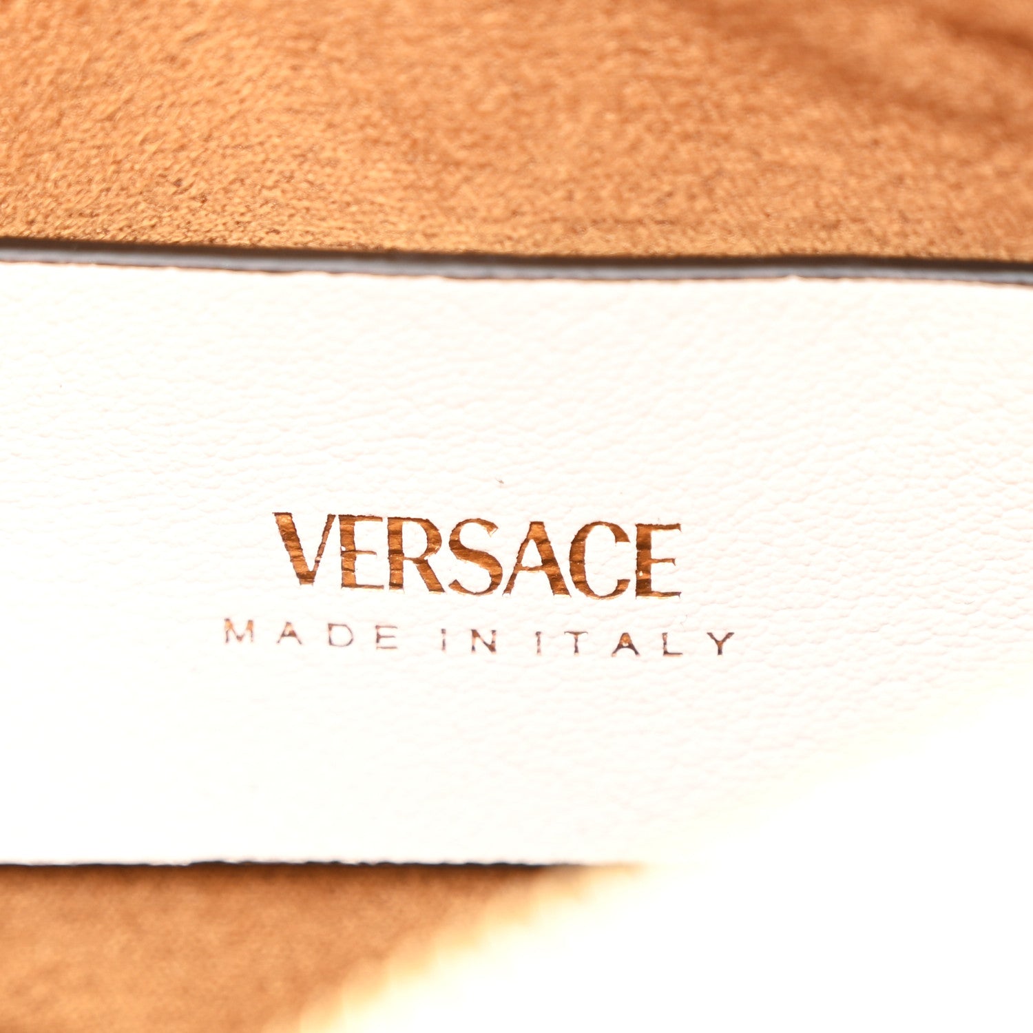 Versace Nappa Logo Tag Hobo White 6 of 11