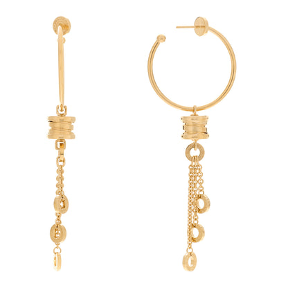 Bulgari 18K Yellow Gold B.Zero1 Hoop Earrings 1 of 4