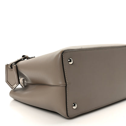 Fendi Vitello Dolce Century Petite 2Jours Tote Tortora Carbone 6 of 9