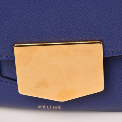 Celine Grained Calfskin Medium Trotteur Indigo 9 of 9