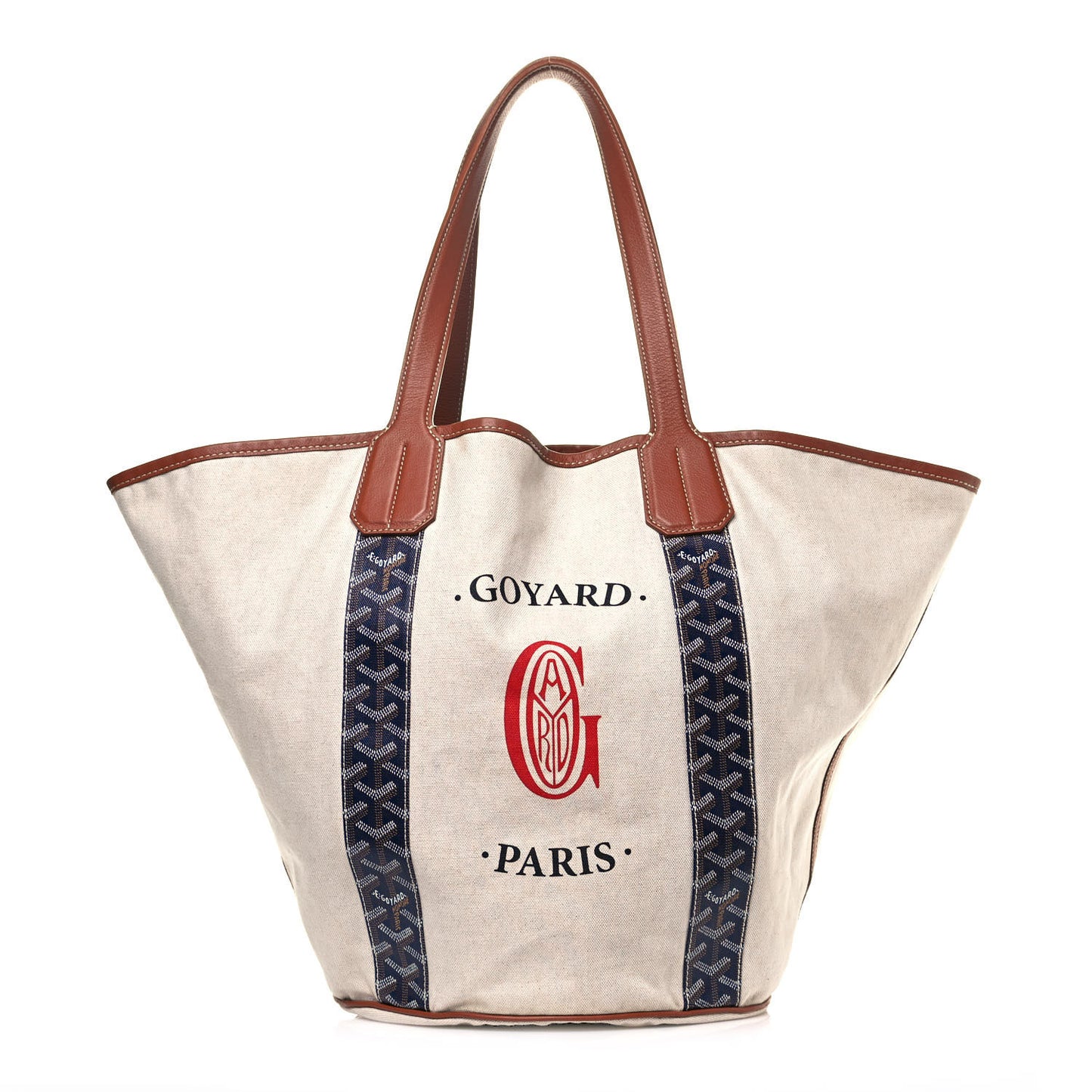 Goyardine Reversible Belharra Navy Gold