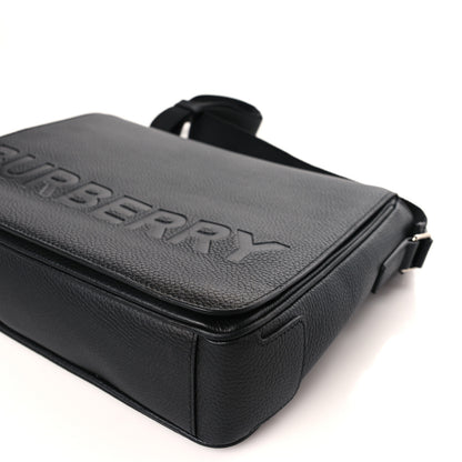 Burberry Grainy Calfskin Embossed Bruno Messenger Black 8 of 8
