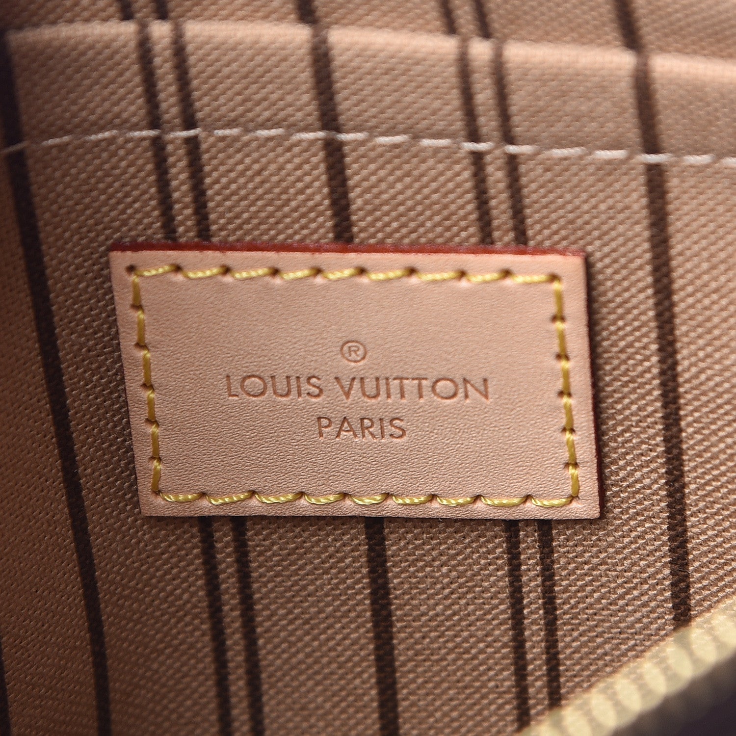 Louis Vuitton Monogram Neverfull MM GM Pochette 6 of 8