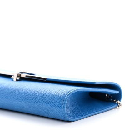 Salvatore Ferragamo Hammered Calfskin Mini Gancini Icona Bag Blue 4 of 10