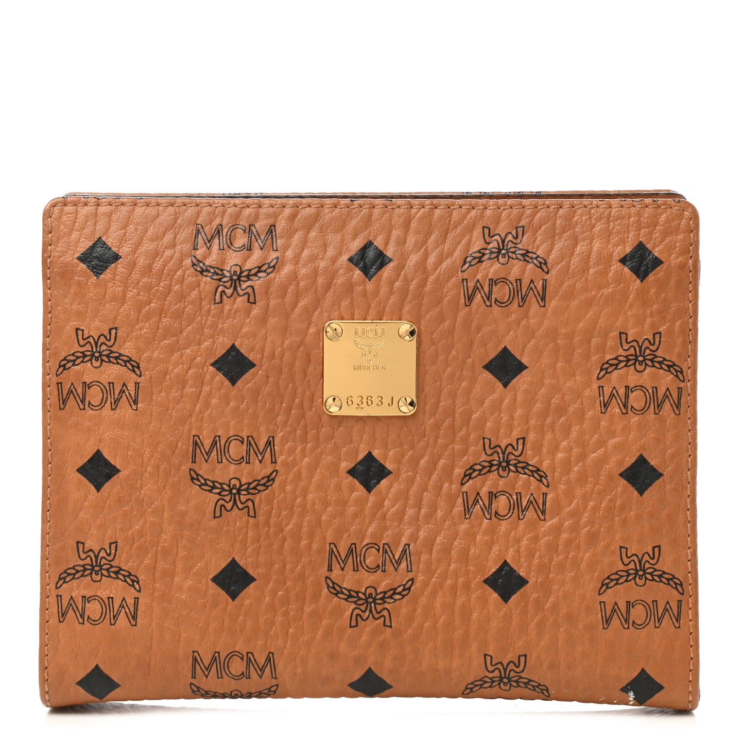 Visetos Small Zip Pouch Cognac