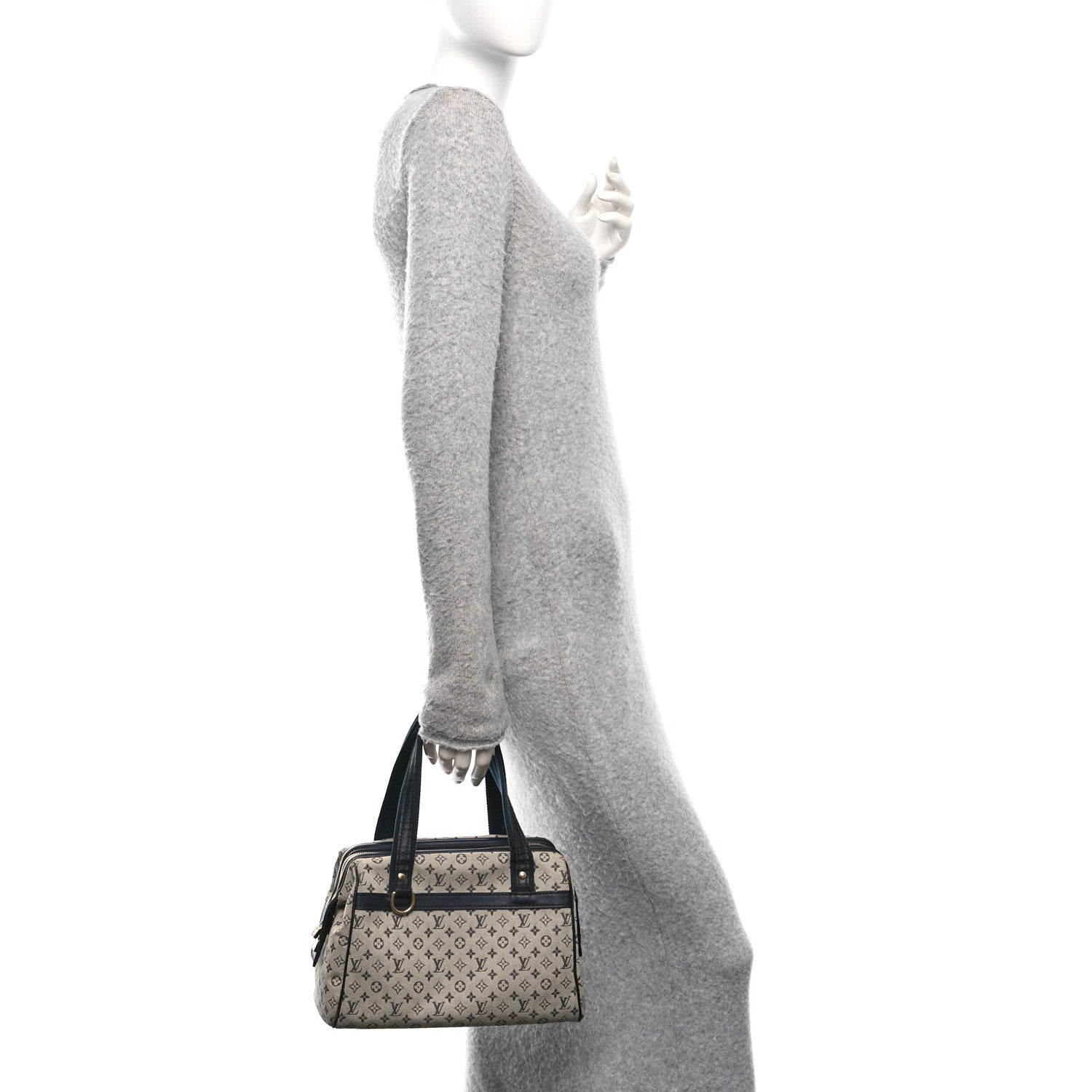 Louis Vuitton Mini Monogram Josephine PM Blue 2 of 9