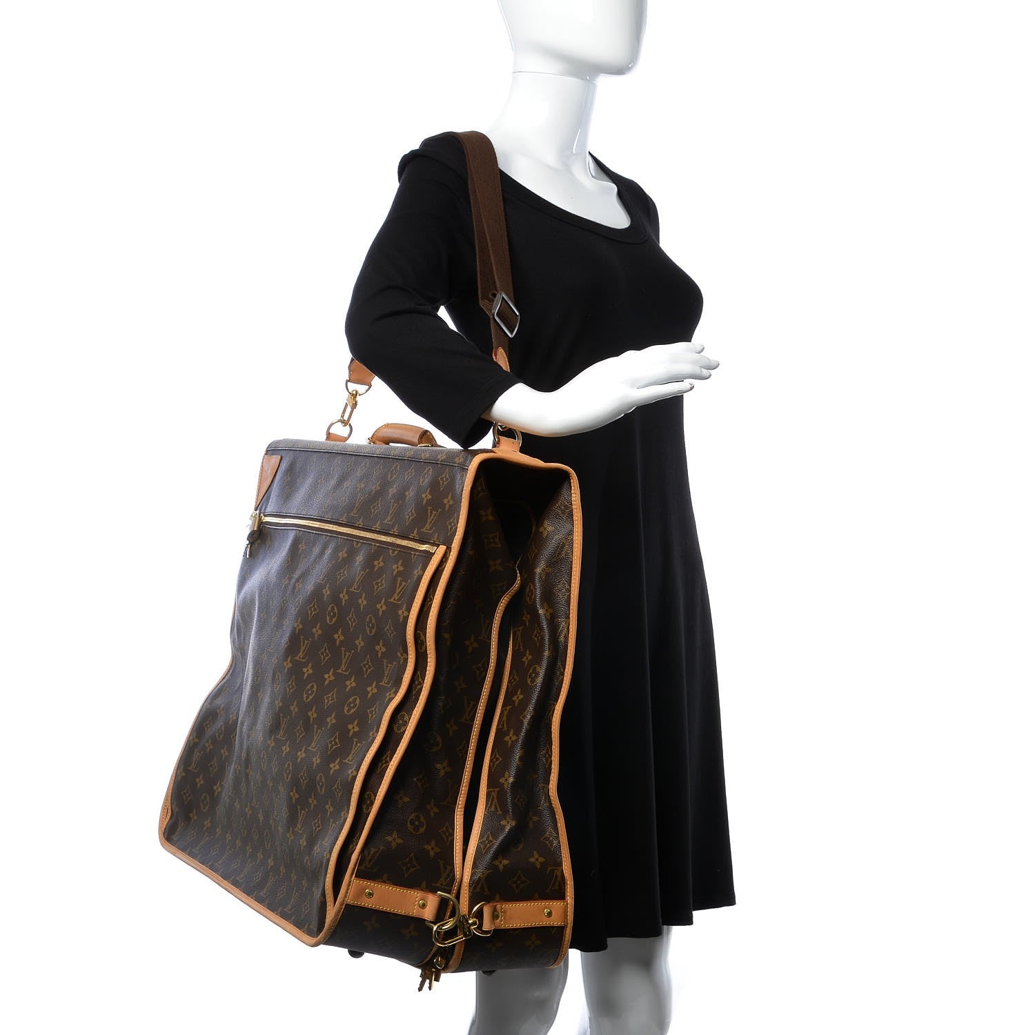 Louis Vuitton Monogram Garment Bag 5 Hangers 2 of 8