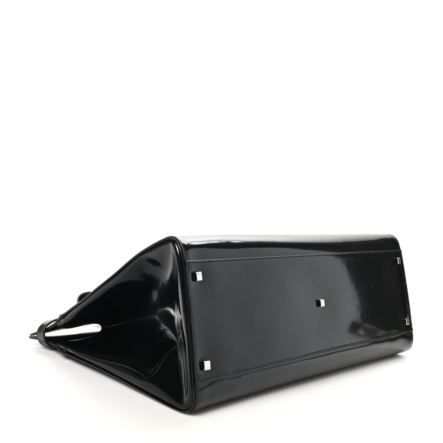 Saint Laurent Abrasivato Oxford Large Manhattan Shopper Tote Black 4 of 10