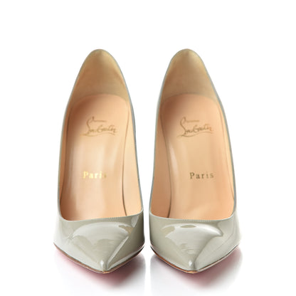 Christian Louboutin Patent Decollete 554 100 Pumps 36.5 Gris 2 of 14