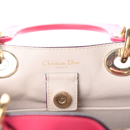 Christian Dior Calfskin Mini Diorissimo Tote Pink 6 of 10