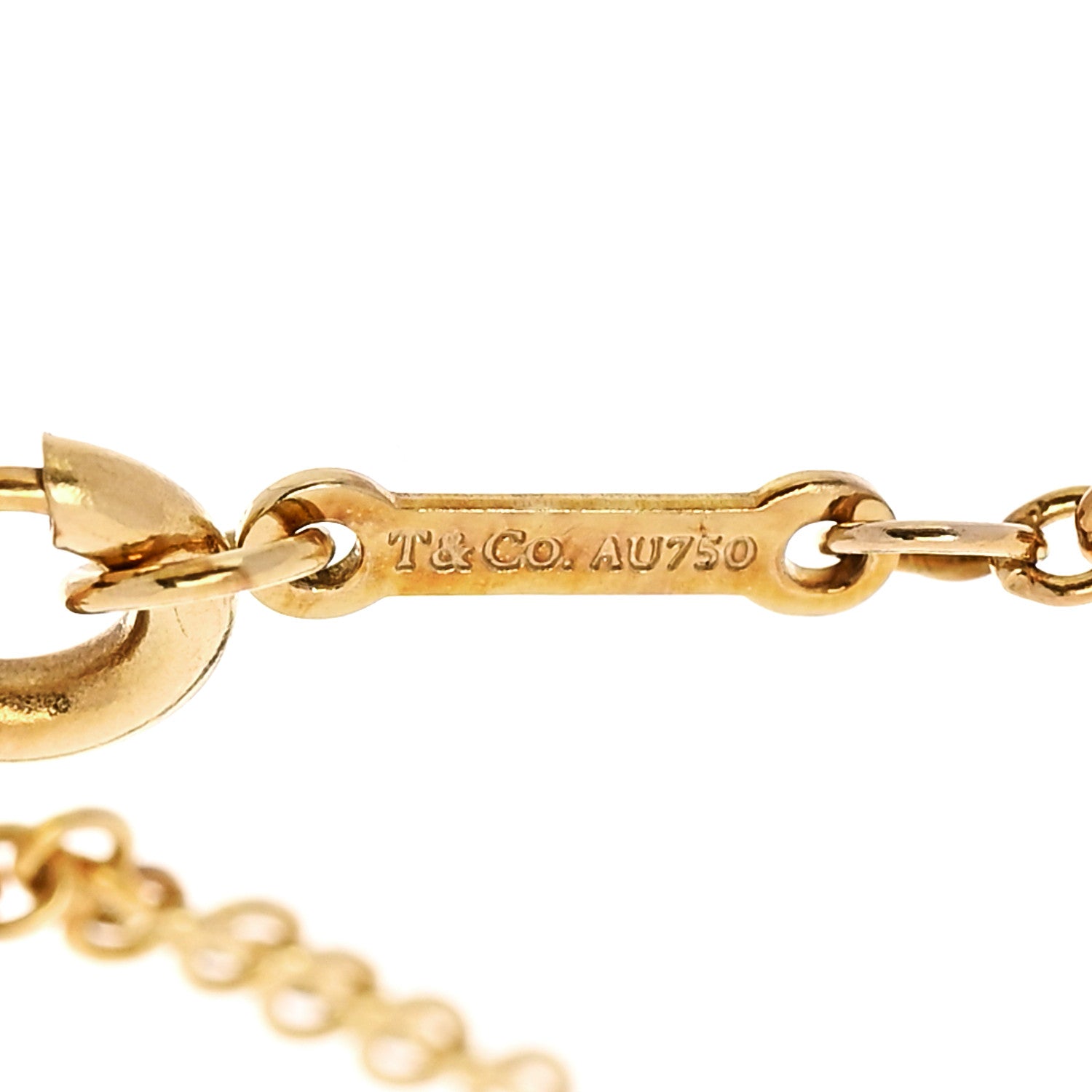 Tiffany 18K Yellow Gold Paloma Picasso Loving Heart Bracelet 3 of 5