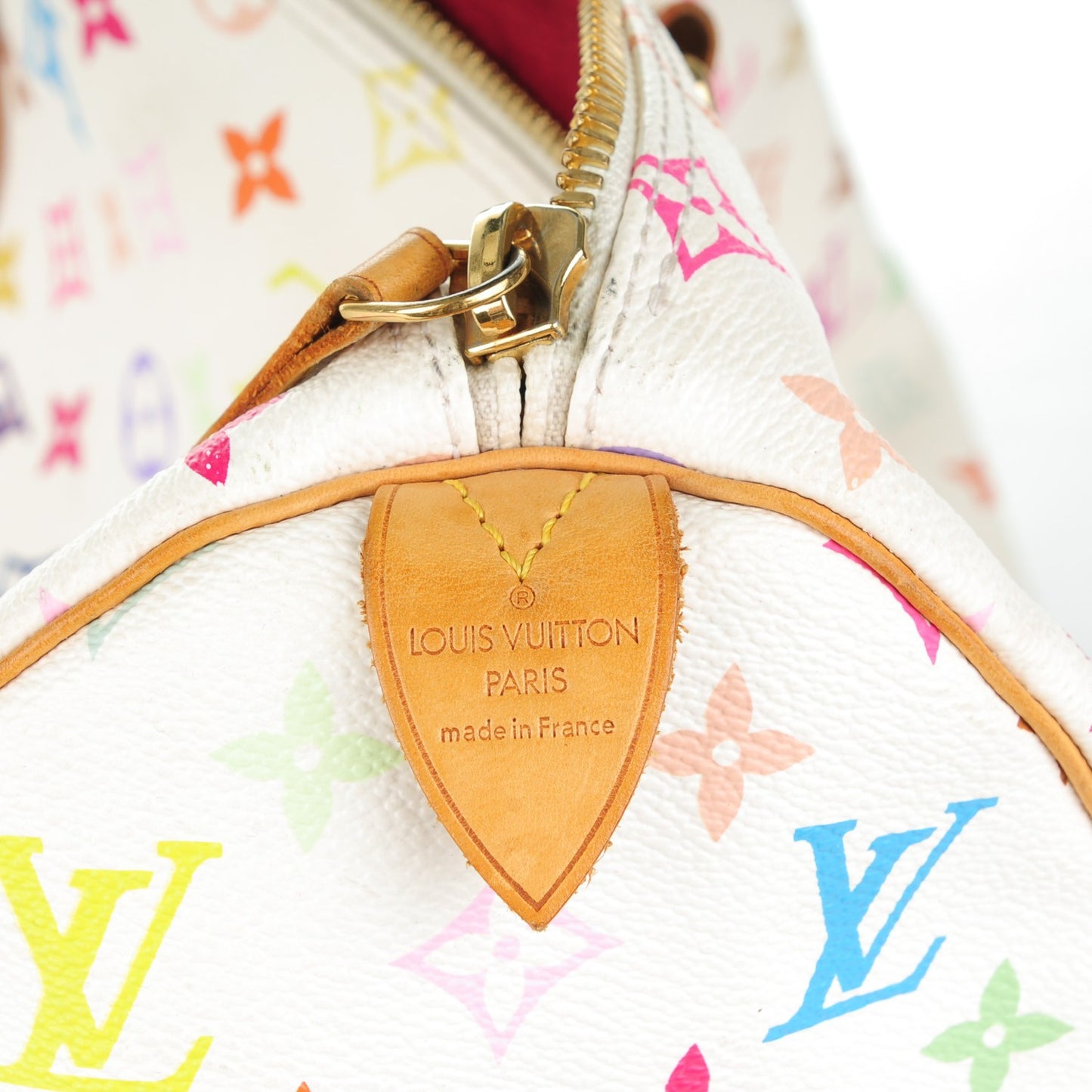 Monogram Multicolor Keepall 45 White