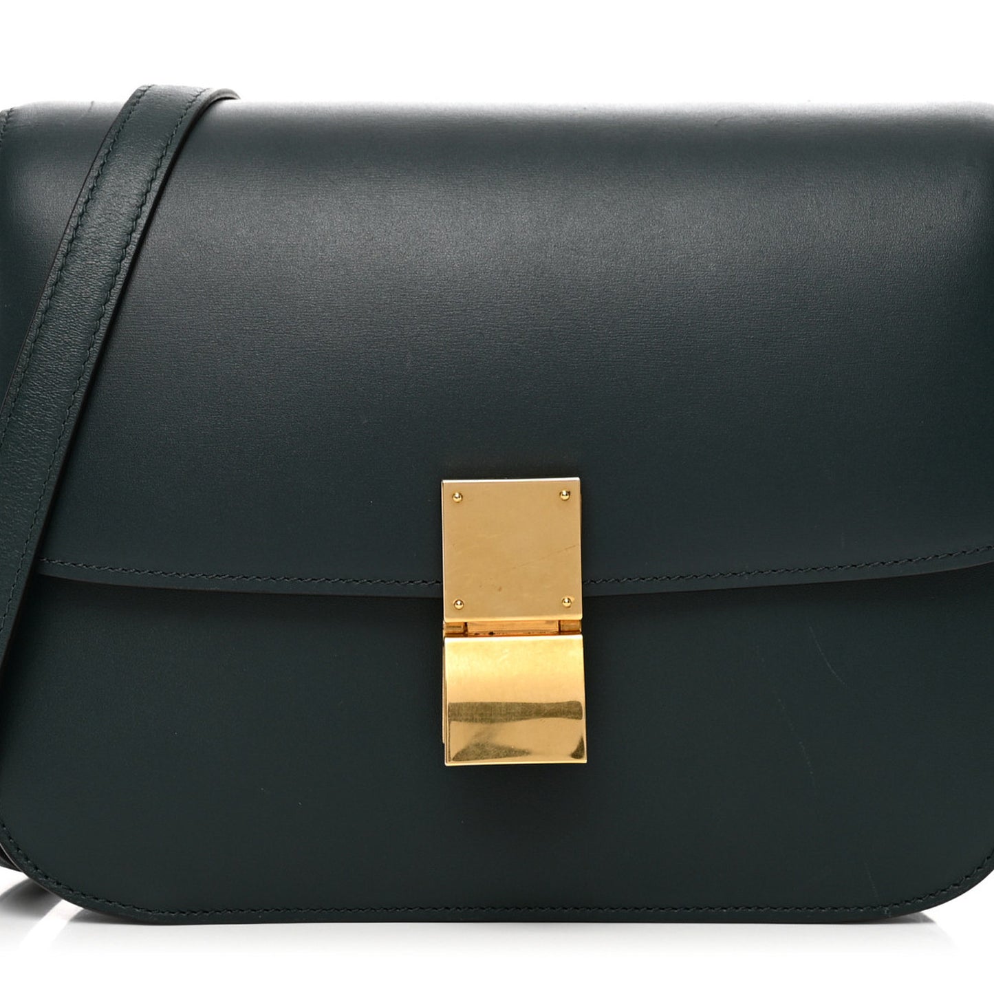 Box Calfskin Medium Classic Box Flap Bag Amazone