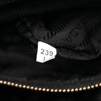 Prada Tessuto Nylon Saffiano Tote Black 7 of 14