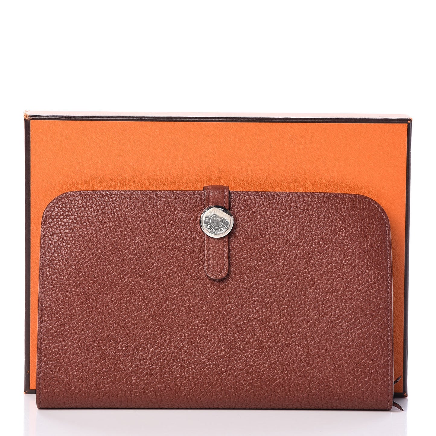 Togo Dogon Duo Wallet Marron D'Inde