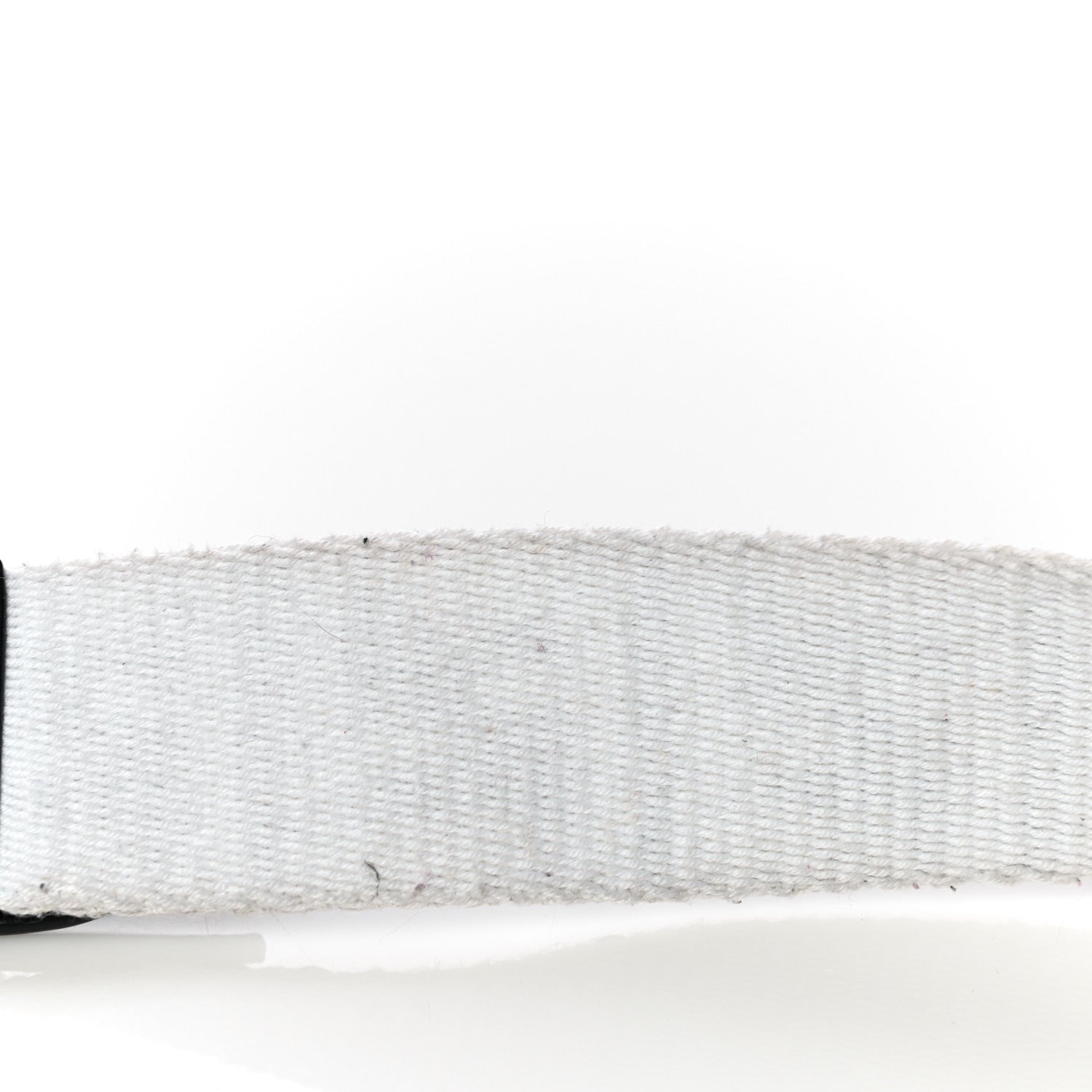Fendi Canvas Calfskin FF 1974 Studded Strap You Black White 14 of 16