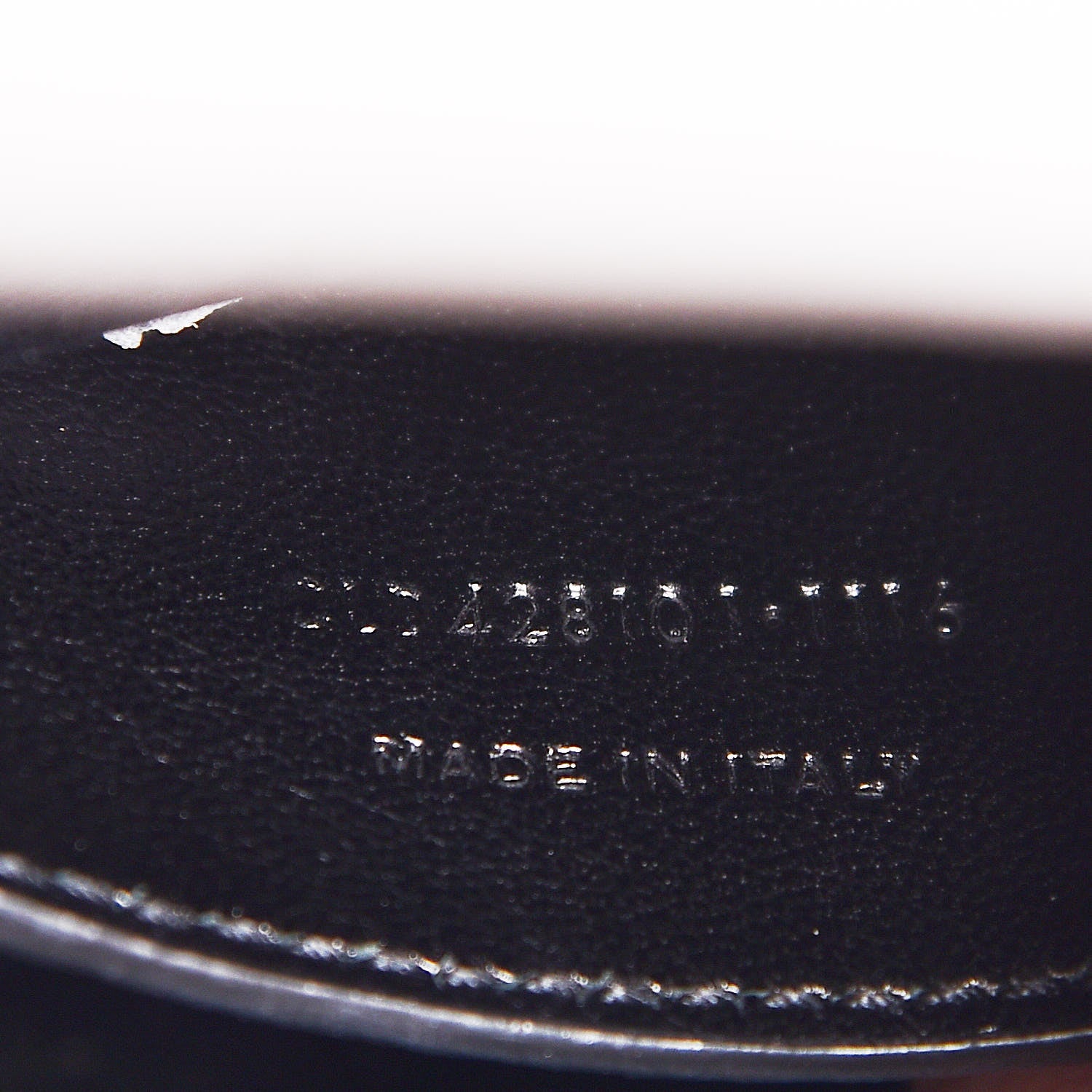 Saint Laurent Calfskin Crocodile Embossed Medium College Monogram Satchel Gray 9 of 15