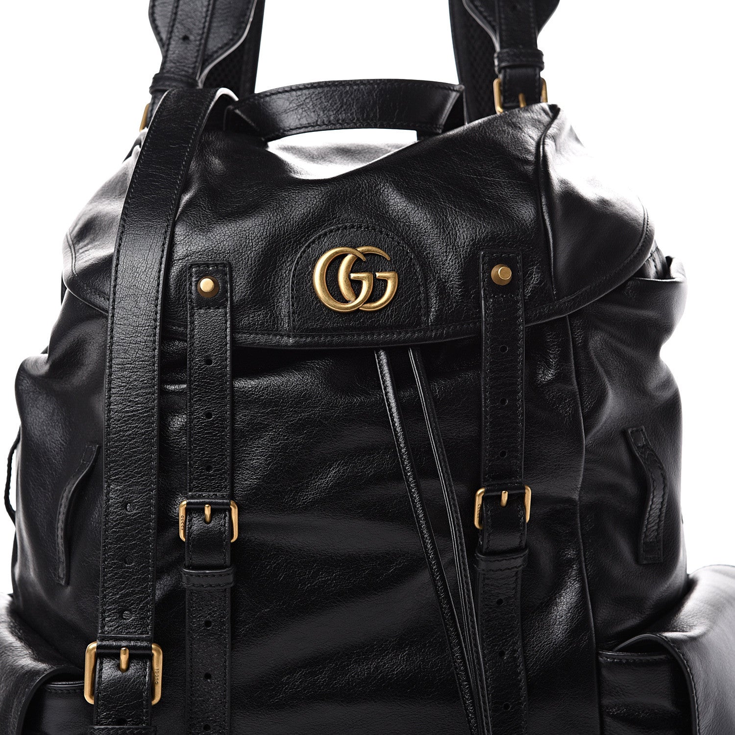 Gucci Piuma Lux Calfskin Re(Belle) Backpack Black 7 of 9