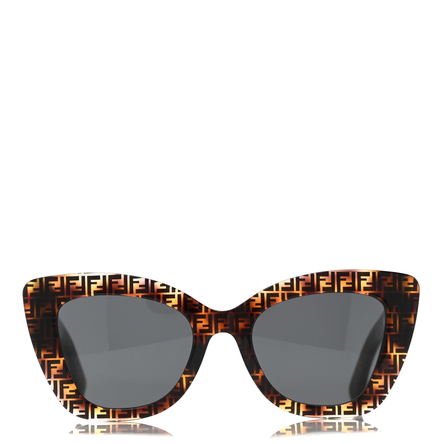 Acetate F is Fendi FF Cat Eye Sunglasses FF 0360/G/S Havana