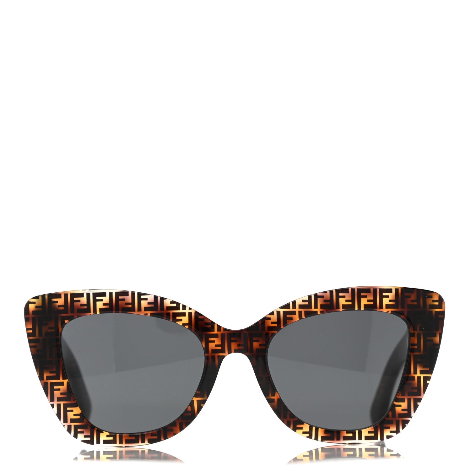 Fendi Acetate F is Fendi FF Cat Eye Sunglasses FF 0360/G/S Havana 2 of 6