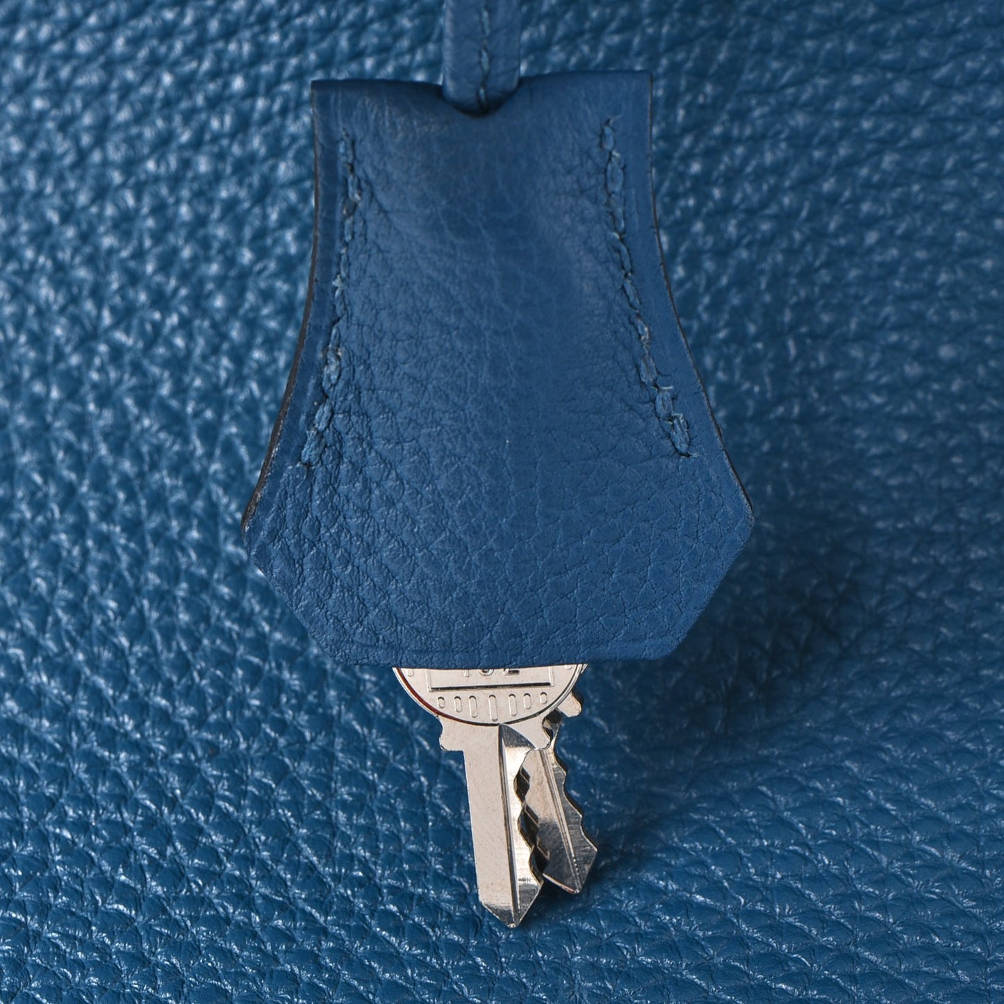 Togo Birkin 35 Bleu De Galice