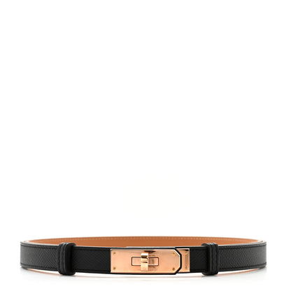 Hermes Epsom Kelly Belt Black 1 of 4