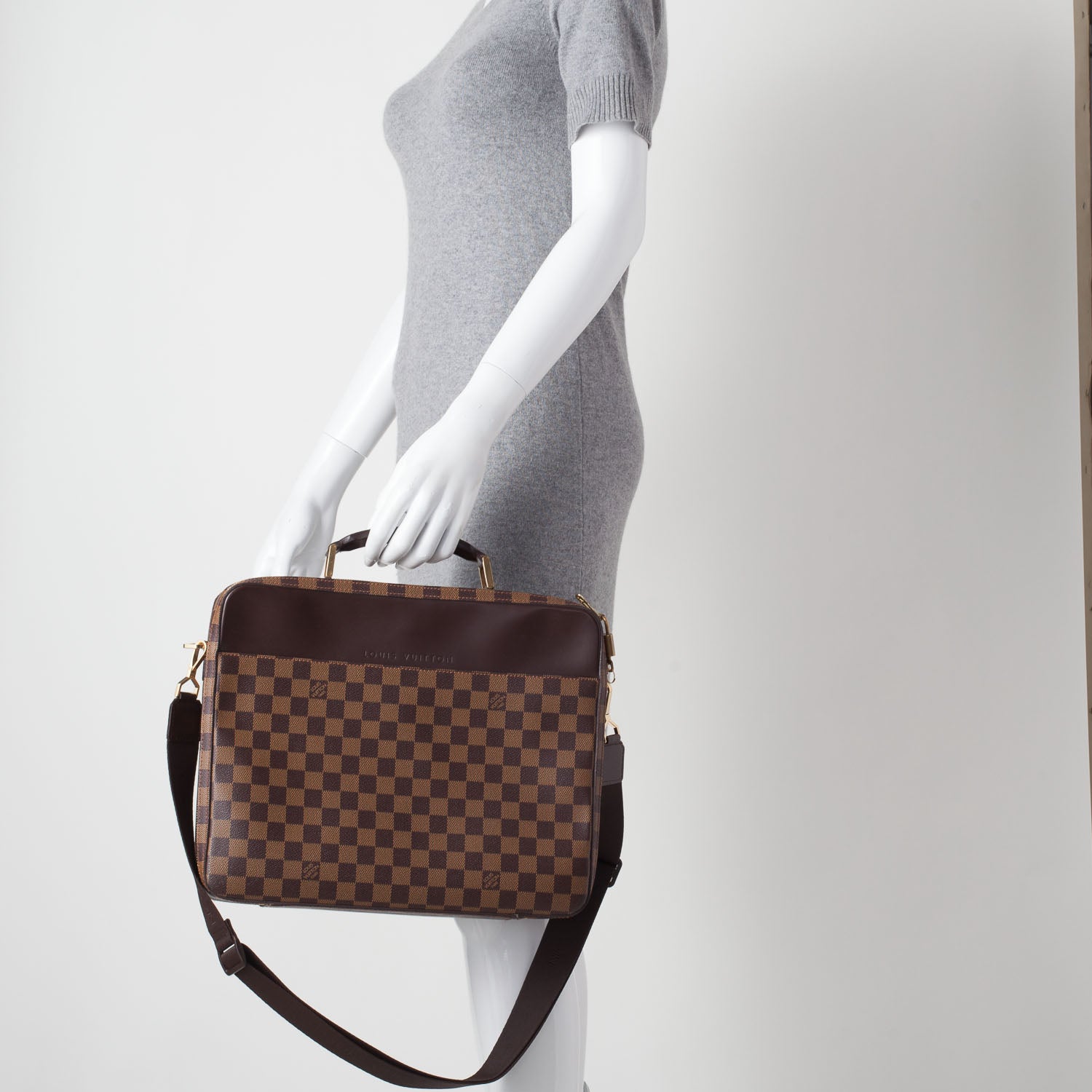 Louis Vuitton Damier Ebene Porte Ordinateur Sabana Computer Case 11 of 11