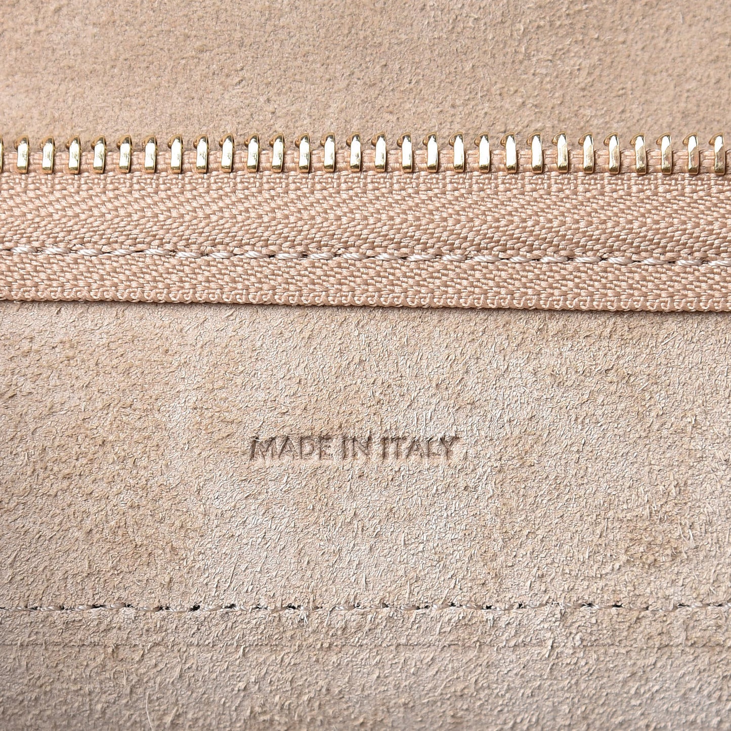 Laminated Calfskin Nano Belt Bag Gold