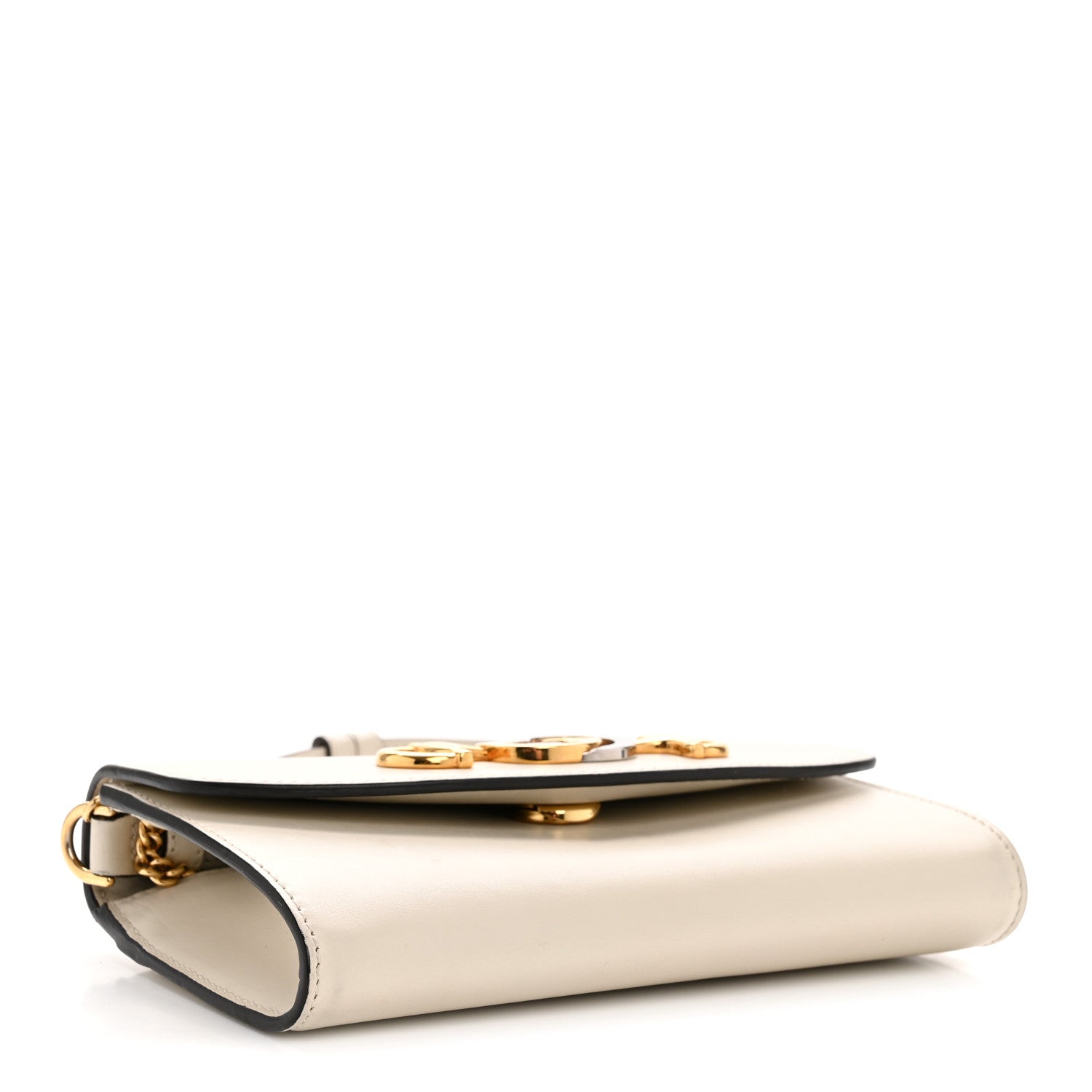 Gucci Smooth Calfskin Mini Zumi Shoulder Bag Mystic White 4 of 12