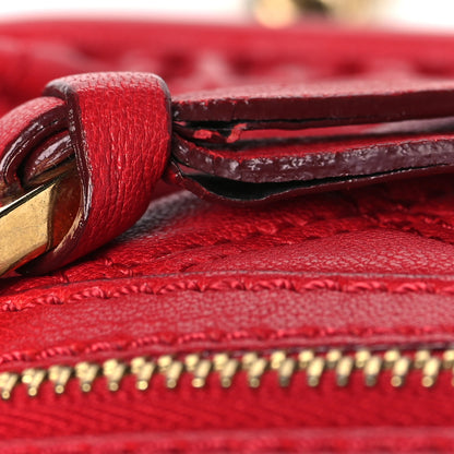 Marc Jacobs Calfskin Quilted Little Stam Red 11 of 12