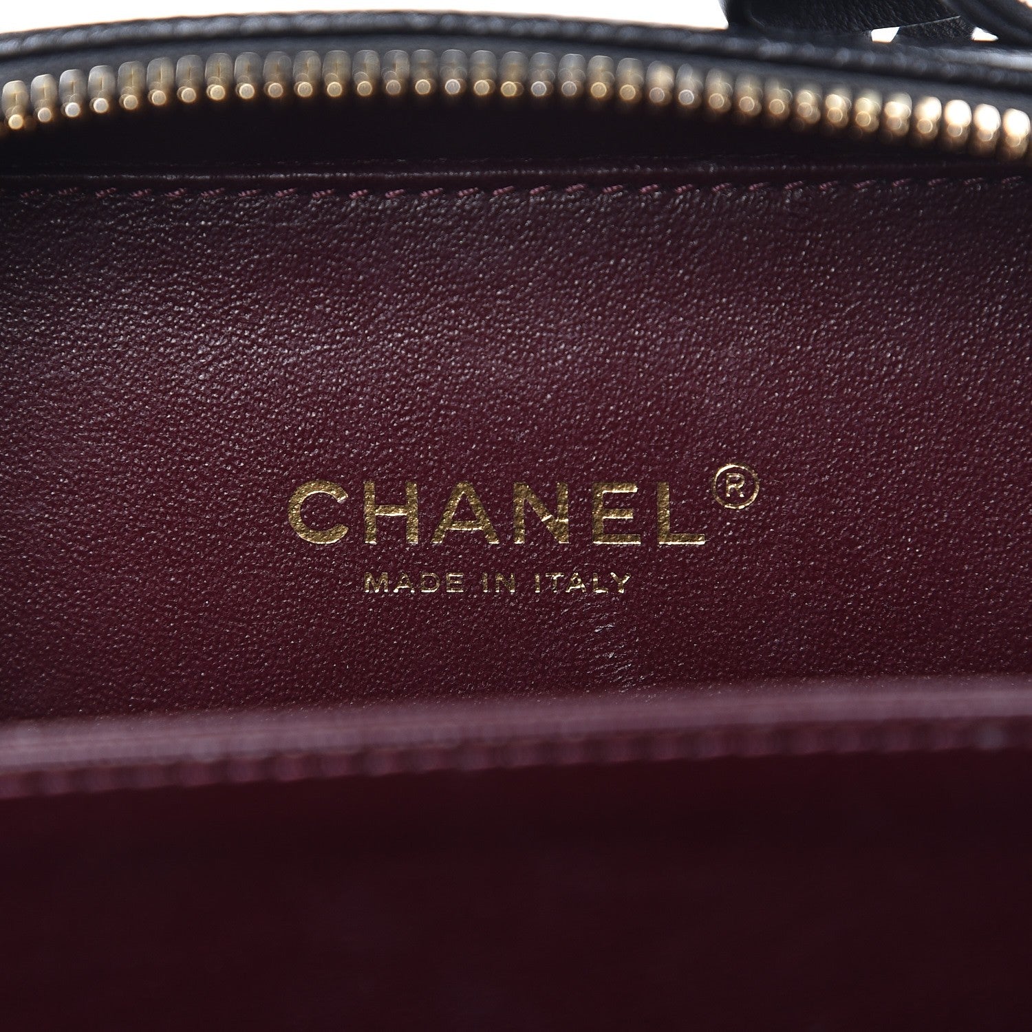 Chanel Caviar Quilted Small CC Filigree Vanity Case Black 7 of 9