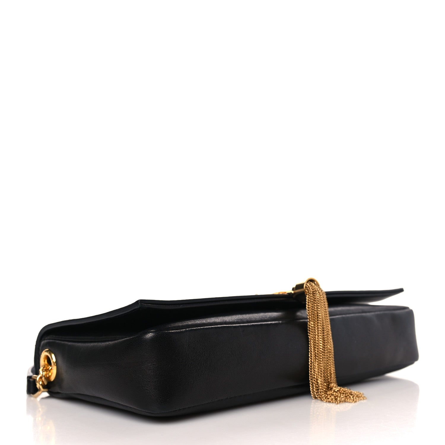 Saint Laurent Lambskin Monogram Tassel Kate 99 Black 5 of 10
