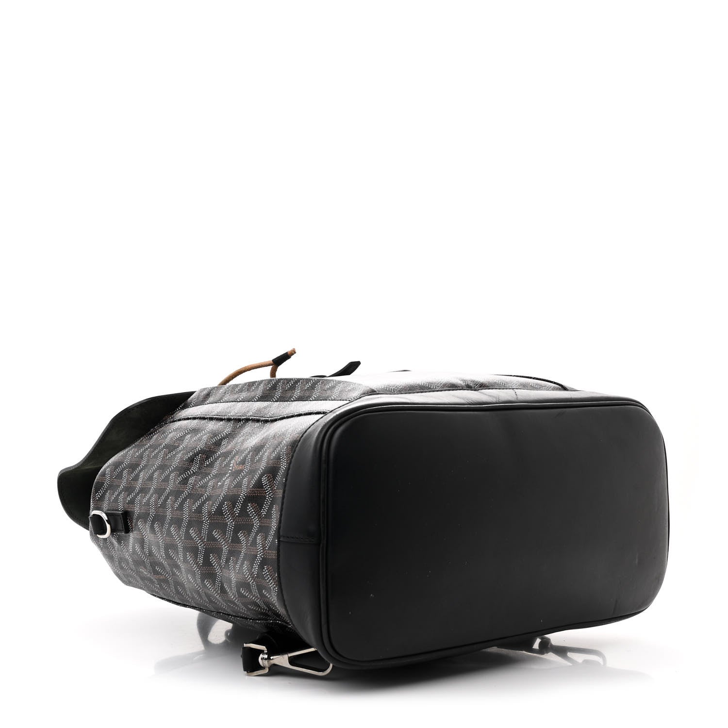 Goyard Goyardine Calfskin Alpin MM Backpack Black 4 of 11
