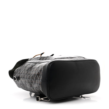 Goyard Goyardine Calfskin Alpin MM Backpack Black 4 of 11