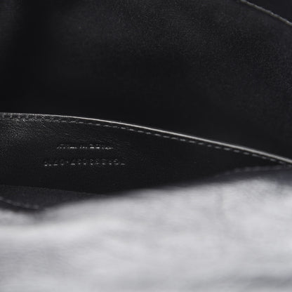 Saint Laurent Crinkled Calfskin Matelasse Monogram Baby Niki Chain Satchel Black 7 of 11